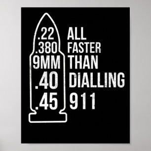 Poster Tout Plus Rapide Que De Composer 911 Amateurs D'Am