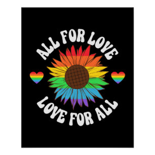 Poster Tout Pour L'Amour Pour Tous   Mois Gay pride