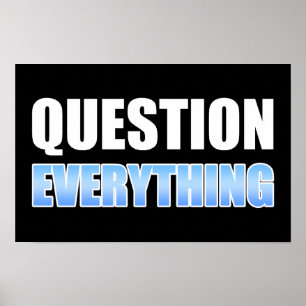 Poster Tout remettre en question