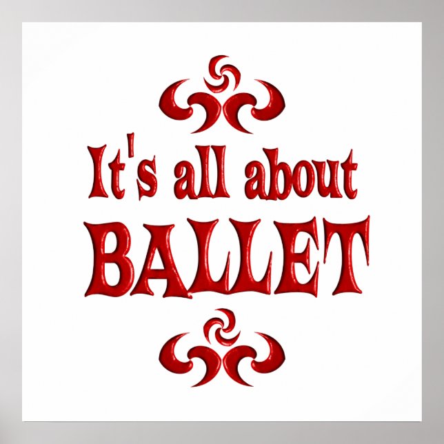 POSTER TOUT SUR BALLET (Devant)