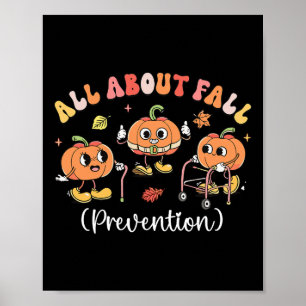Poster Tout sur la prévention de l'automne Halloween