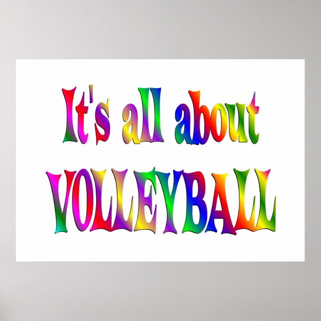 Poster Tout sur le volleyball (Devant)