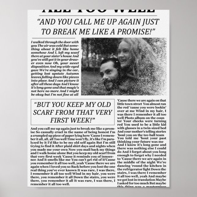 Poster Tout trop bien journal (Devant)