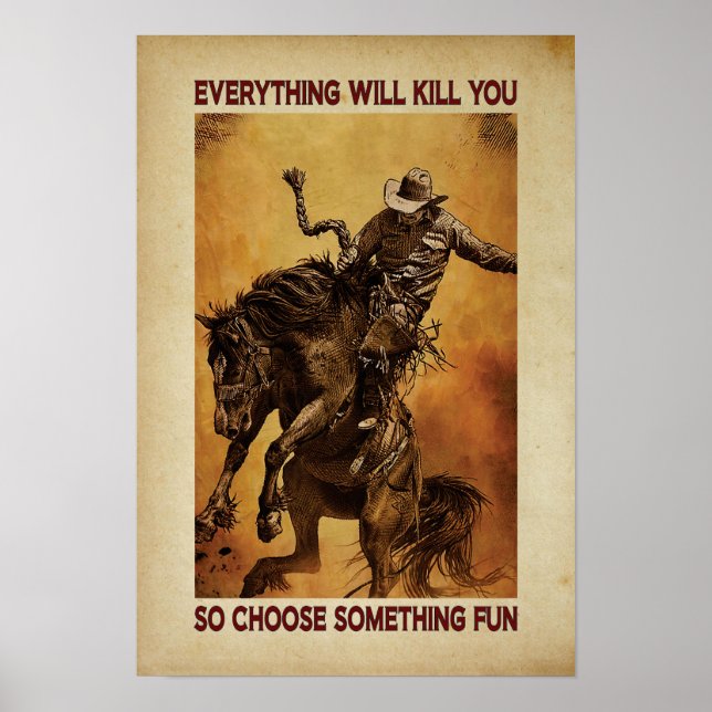Poster tout va vous tuer alors choisissez quelque chose d (Devant)