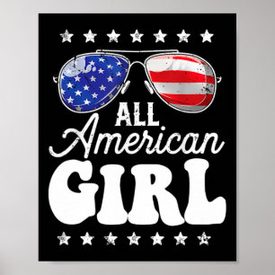 Poster Toute Américaine 4 juillet Usa Boys Patriotic T