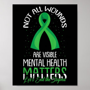 Poster Toutes les blessures ne sont pas visibles Sensibil