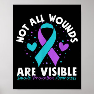 Poster Toutes les blessures ne sont pas visibles Sensibil