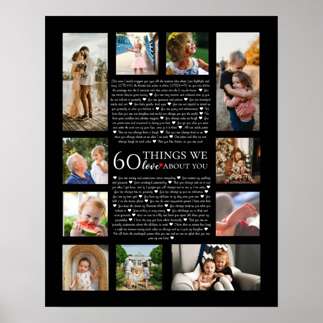 Poster toutes les choses que nous aimons chez vous, 60e a (Devant)