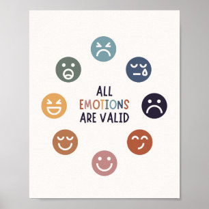 Poster Toutes les émotions sont valides