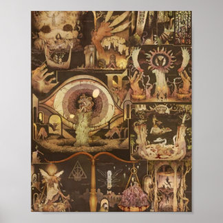 Poster Toutes Les Fertions Vildhjarta Masstaden Sous Vatt