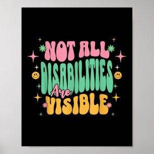 Poster Toutes Les Personnes Handicapées Ne Sont Pas Visib