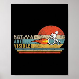 Poster Toutes Les Personnes Handicapées Ne Sont Pas Visib