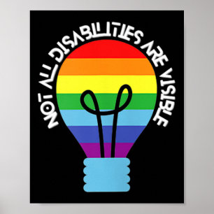 Poster Toutes Les Personnes Handicapées Ne Sont Pas Visib