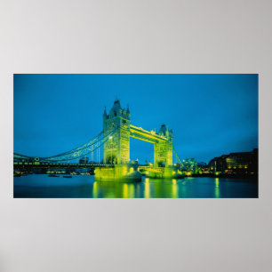 Poster Tower Bridge, Londres, Angleterre 3