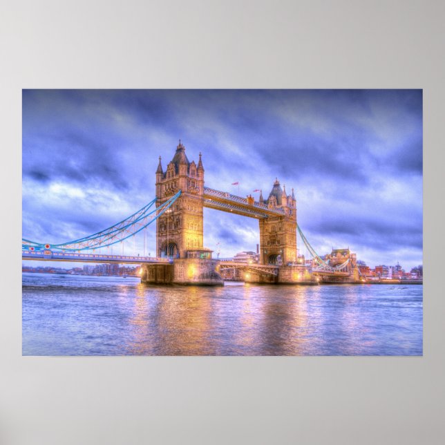 Poster Tower Bridge sans frontière (Devant)