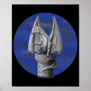 Poster Tower Guardian - Dragon d'argent