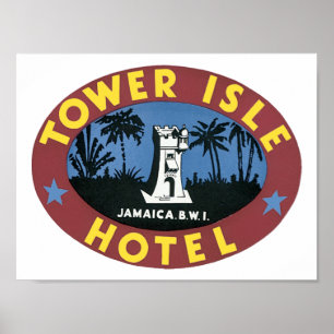 Poster Tower Isle Hotel, Jamaice BWI