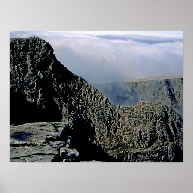 Poster Tower Ridge Ben Nevis Ecosse (Devant)