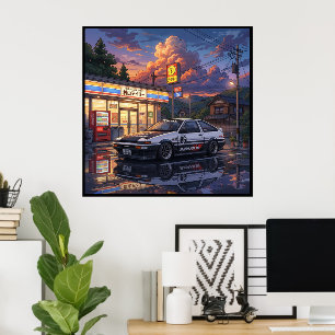 Poster Toyota AE86 Touring Car