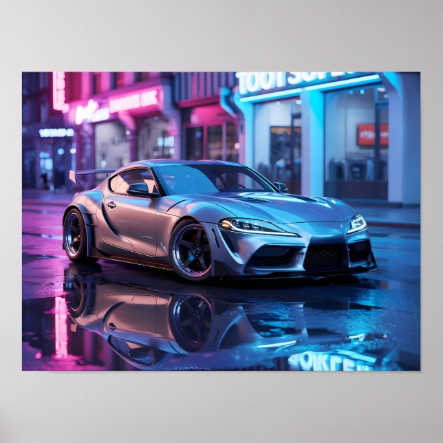 Poster Toyota Supra (Devant)