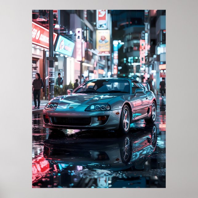 Poster Toyota Supra (Devant)
