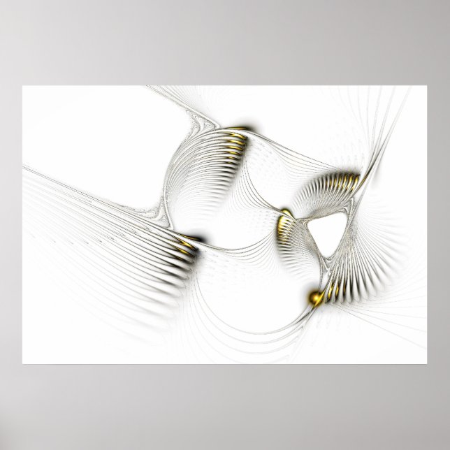 Poster traces dorées (Devant)