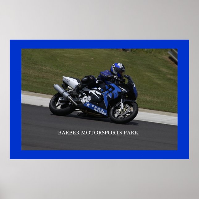 Poster trackday à Barbers (Devant)