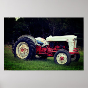 Poster Tracteur fatigué