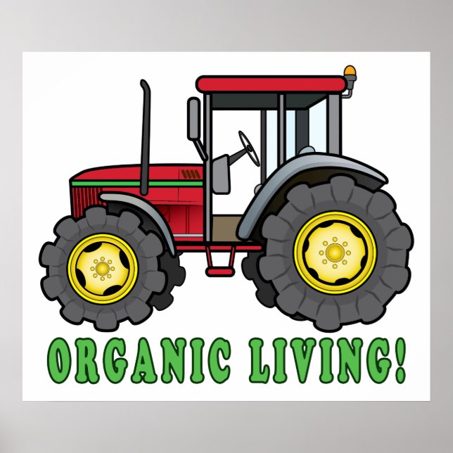 Poster Tracteur : Vie biologique ! (Devant)