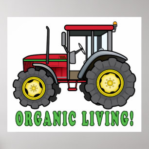 Poster Tracteur : Vie organique !