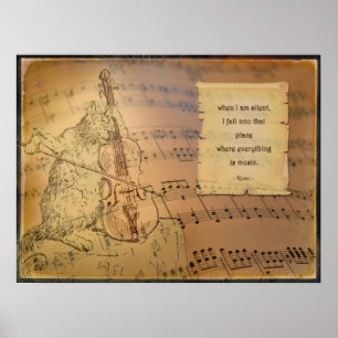 Poster traf Gedicht Rumi