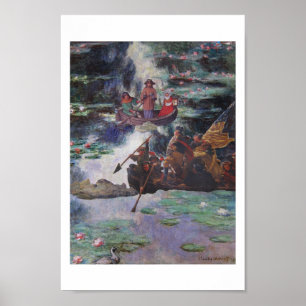 Poster Trafic en heure de pointe - art de collage