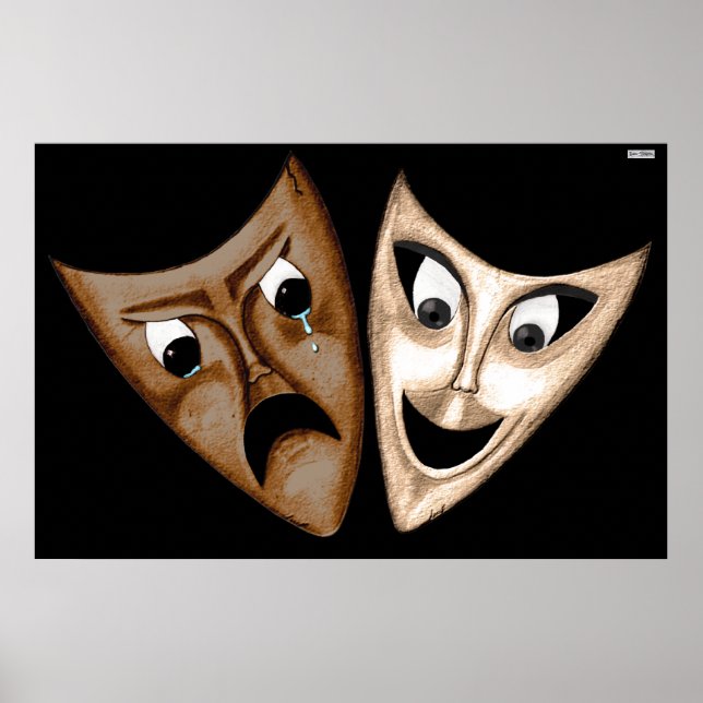 Poster Tragédie et comédie (Devant)