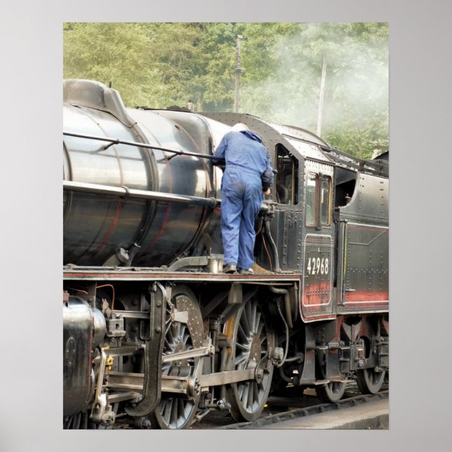 POSTER TRAIN À VAPEUR (Devant)