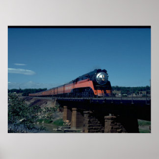Poster Train "Daylight" SP, dirigé par 4-8-4 #4449_Trains