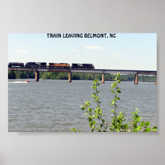 POSTER TRAIN DE CHARBON DE BELMONT