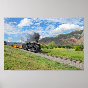 Poster Train de Durango & Silverton Narrow Gauge Railroad