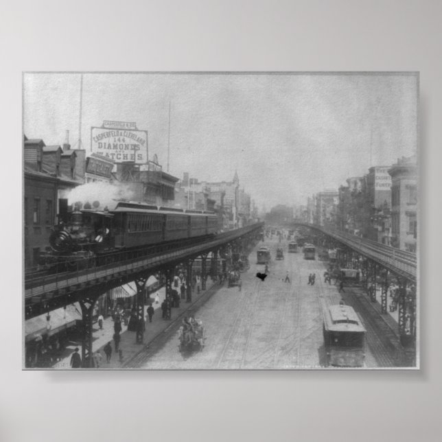 Poster Train de New York City NY (Devant)