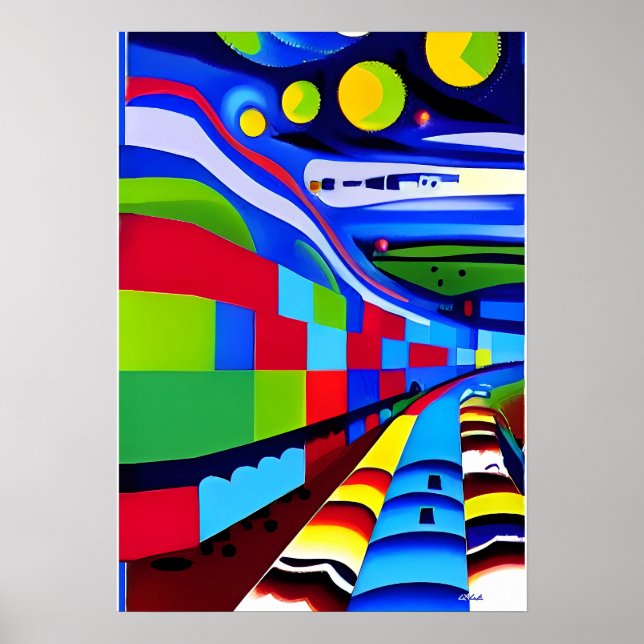 Poster Train de nuit (Devant)