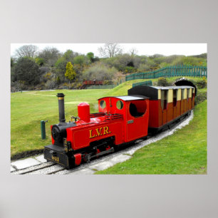 Poster Train de vapeur de Zebedee