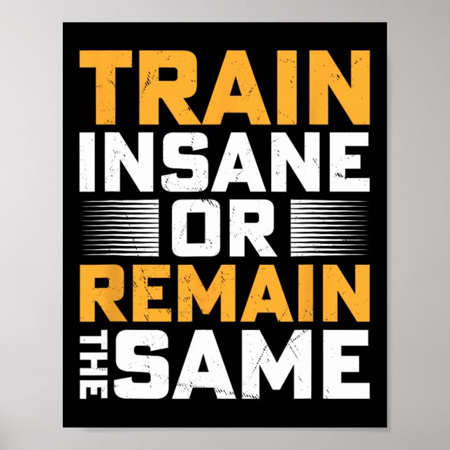 Poster Train Dingue Ou Reste Le Même (Devant)