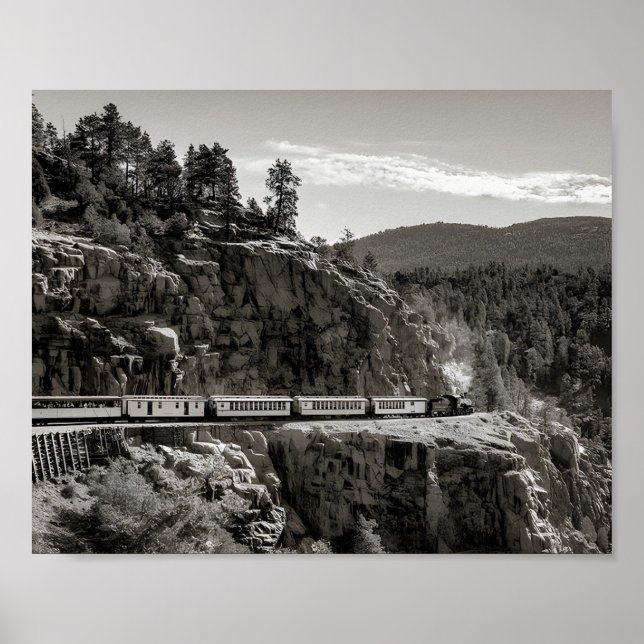 Poster Train ferroviaire Durango Silverton (Devant)