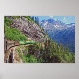 Poster Train historique du Yukon, Canada