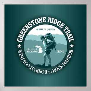 Poster Traînée de Greenstone Ridge (rd)