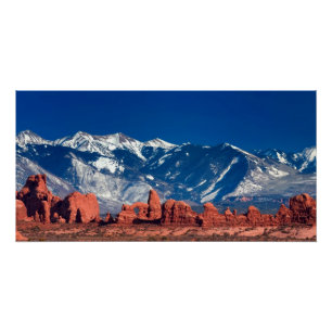 Poster Traînée équilibrée de roche