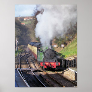 POSTER TRAINS À VAPEUR