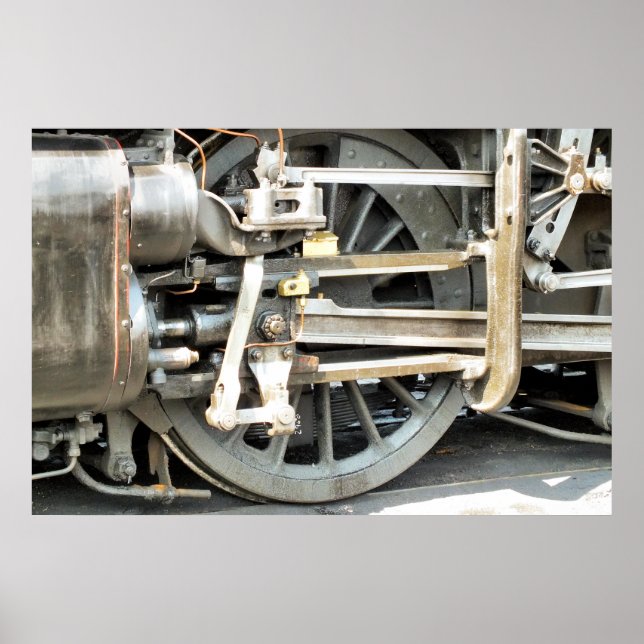 POSTER TRAINS À VAPEUR (Devant)