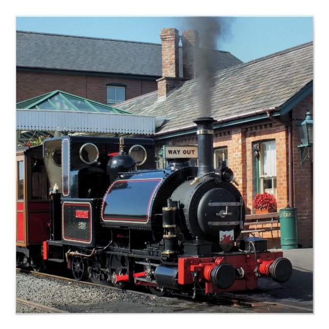 POSTER TRAINS À VAPEUR WELSH (Devant)