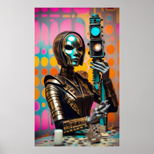 Poster Traite dans les Cyborg Arts - Ken Gage Art