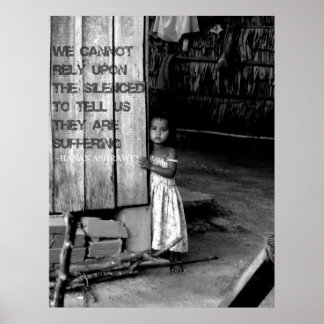 Poster Traite des êtres humains : Silencieux